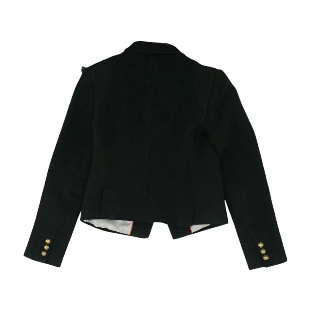 Black Solid Blazer