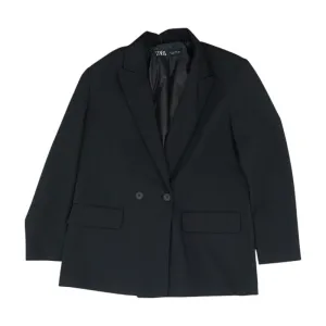 Black Solid Blazer