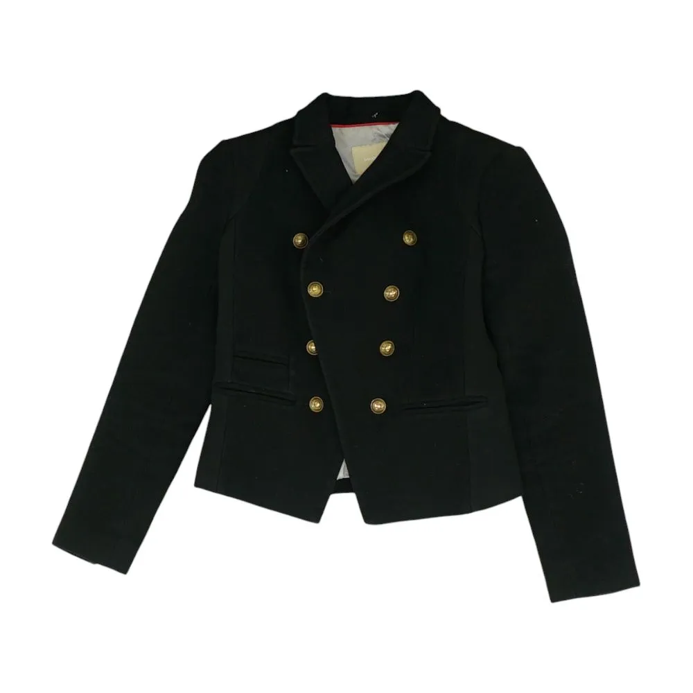 Black Solid Blazer