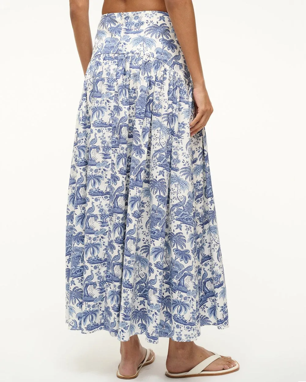 Blue Toile Procida Skirt