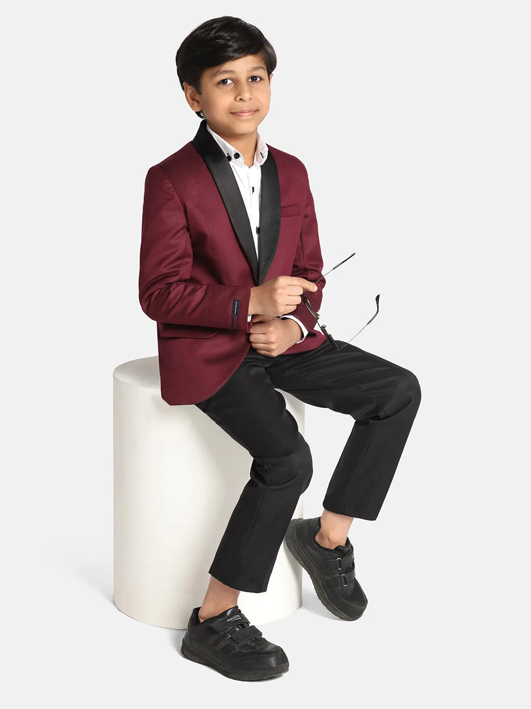 Boys Maroon Tuxedo
