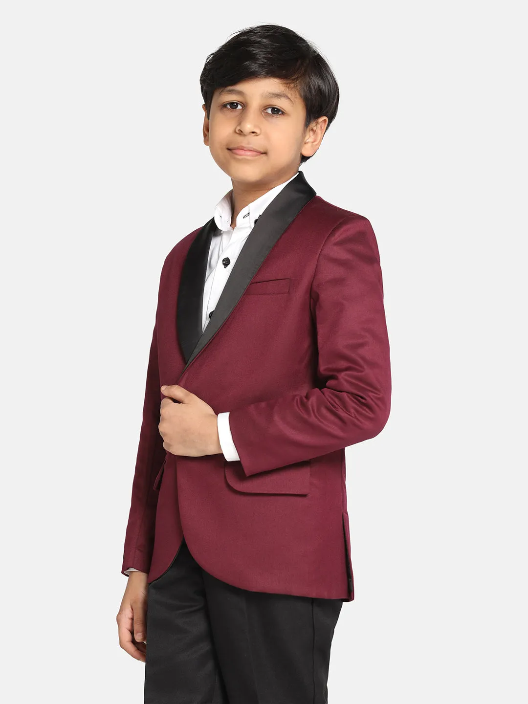 Boys Maroon Tuxedo