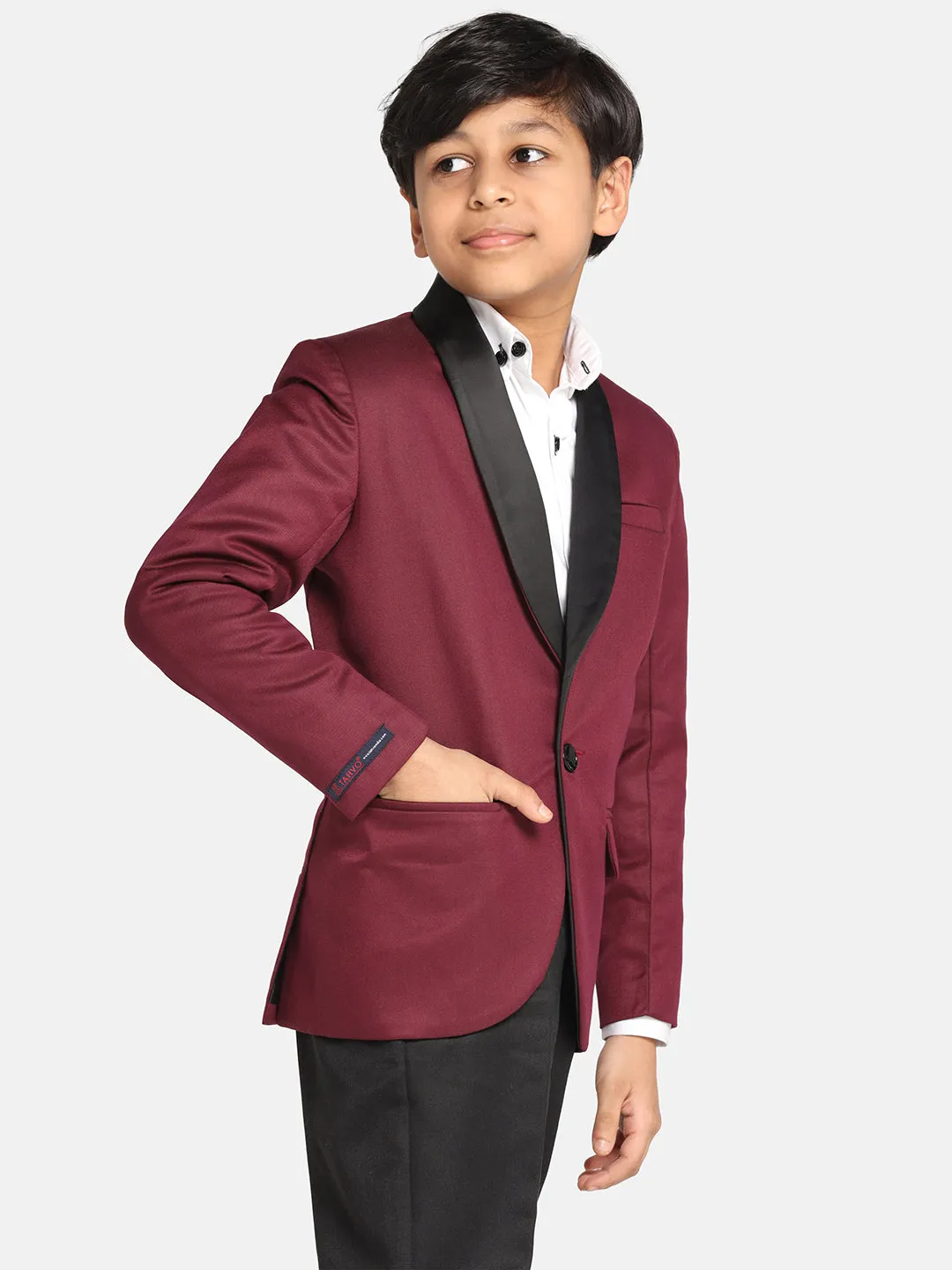 Boys Maroon Tuxedo