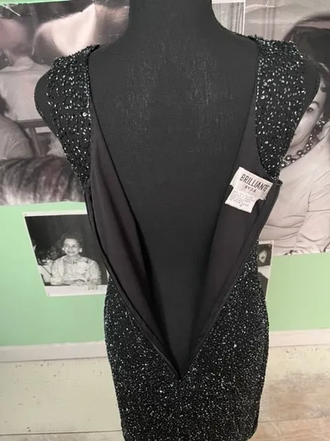 Brilliance Vintage Sequins Dress, size M   #439