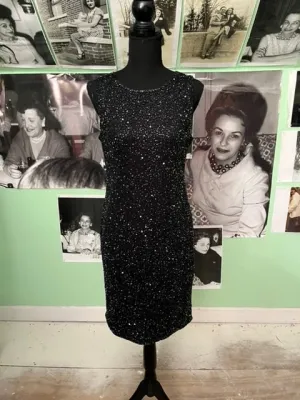 Brilliance Vintage Sequins Dress, size M   #439