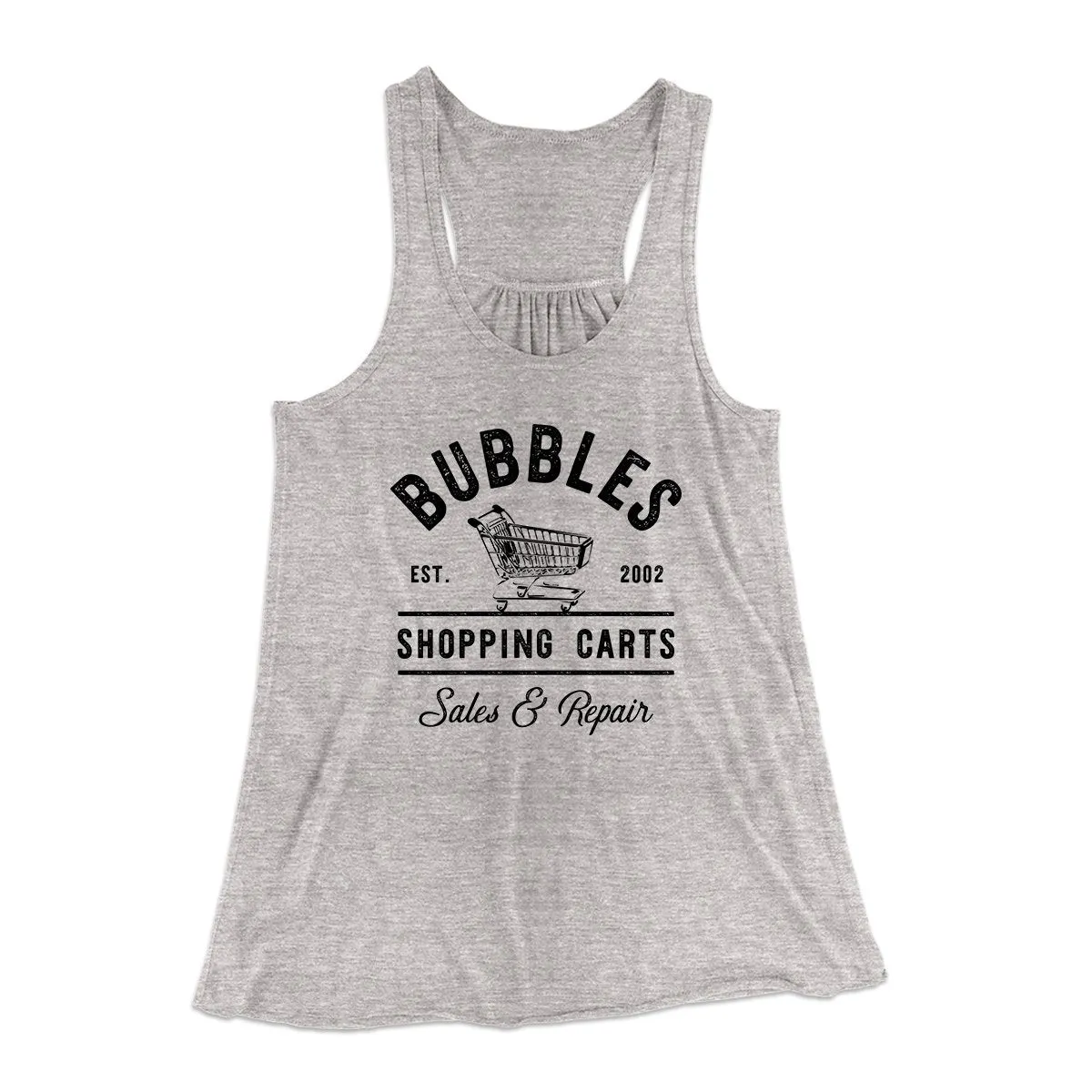 Bubbles Shopping Carts Women's Flowey Tank Top