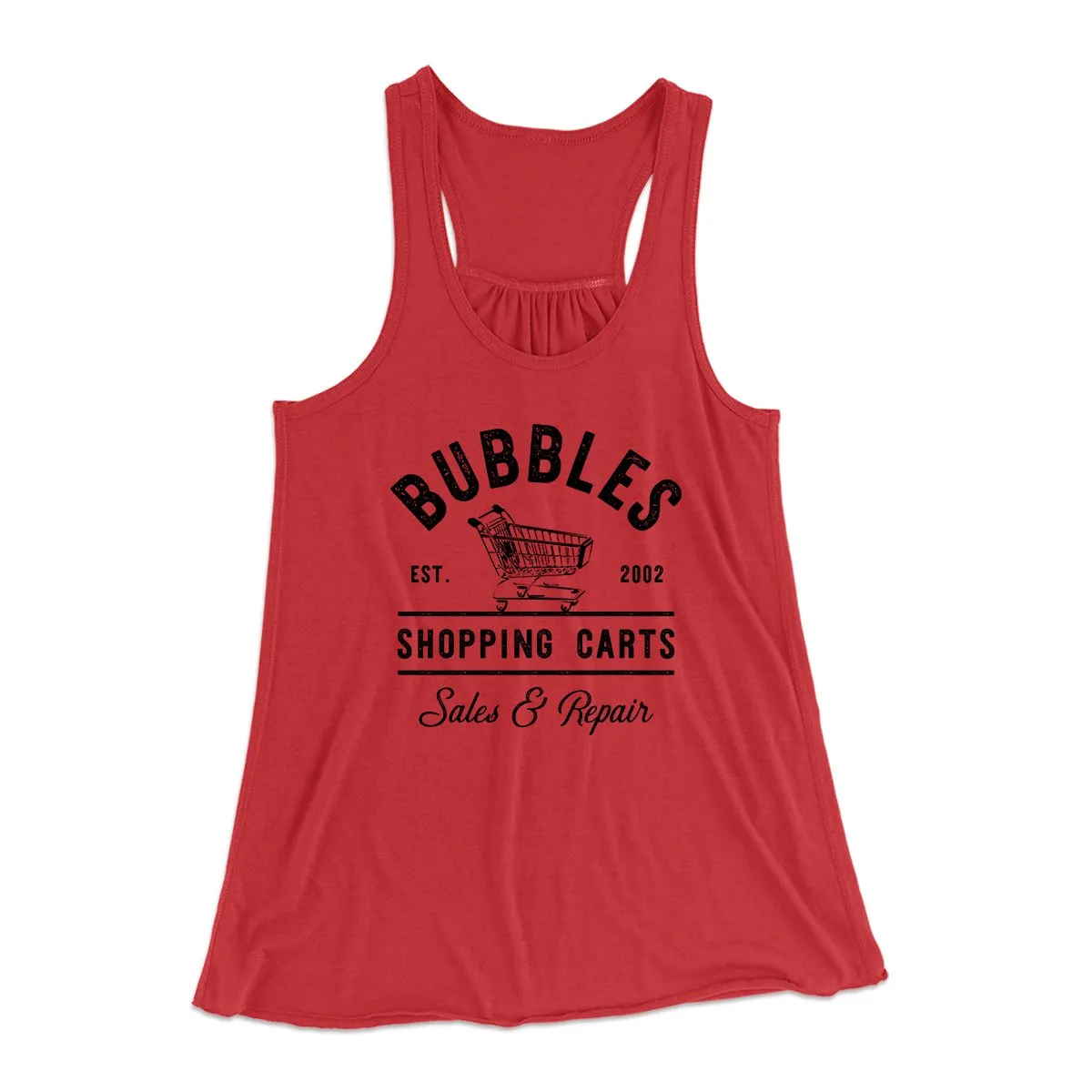 Bubbles Shopping Carts Women's Flowey Tank Top