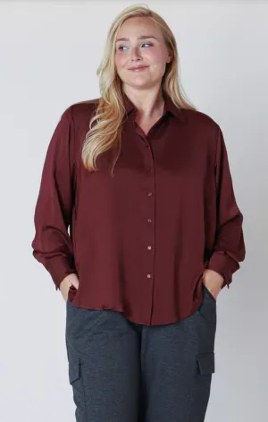 Burgundy Button up