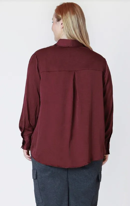 Burgundy Button up