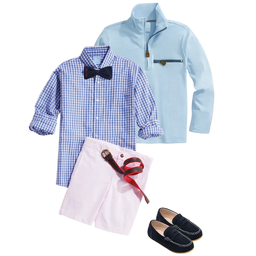 Buttondown Shirt -- Royal Soft Check