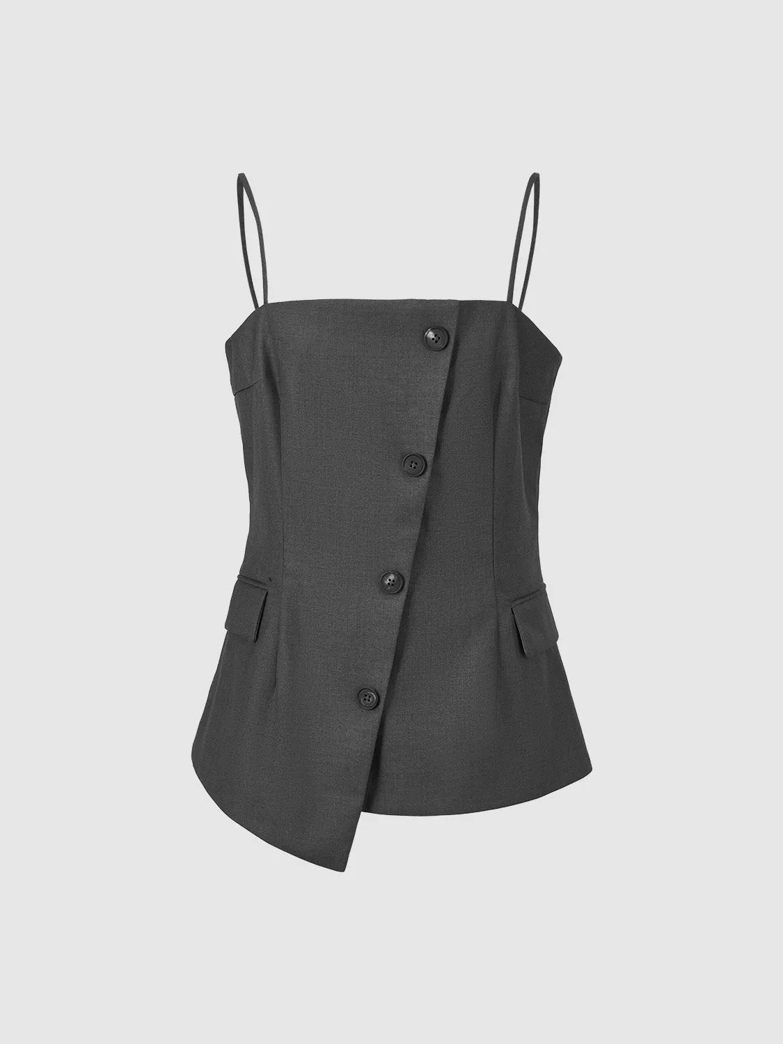 Cami Tailored Button Front Tops