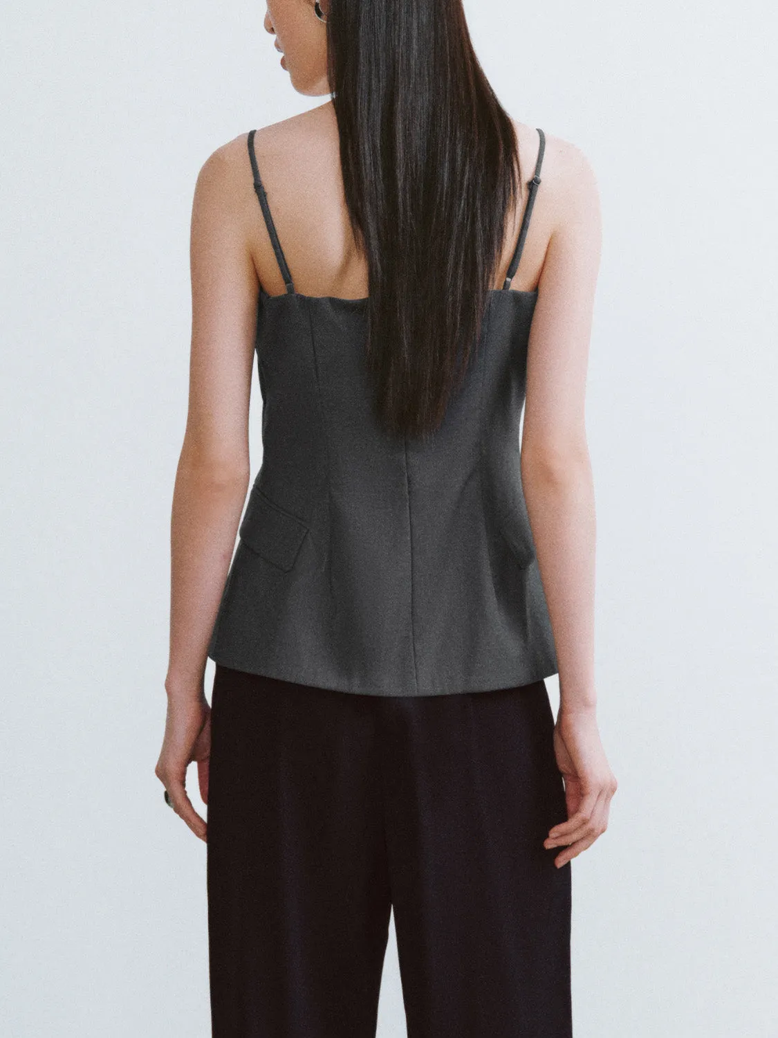 Cami Tailored Button Front Tops