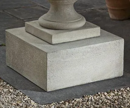 Campania Textured Low Sq Pedestals