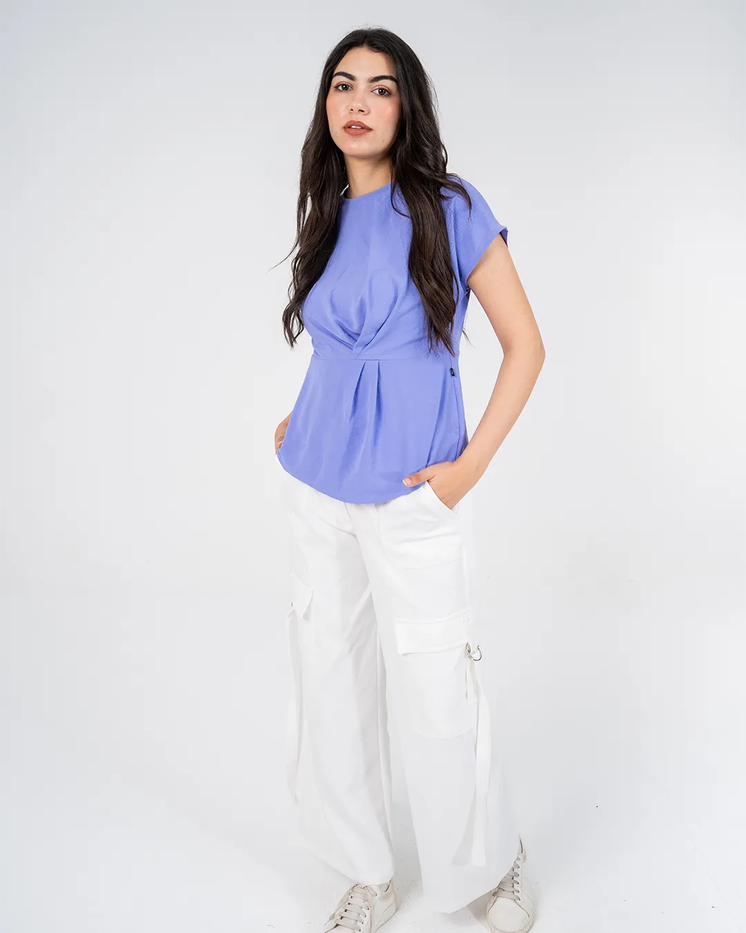 Casual Short Sleeve Womens Blouse