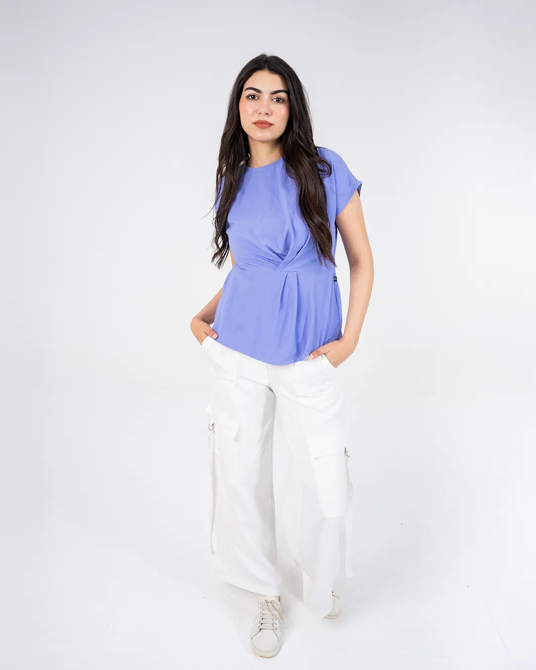 Casual Short Sleeve Womens Blouse