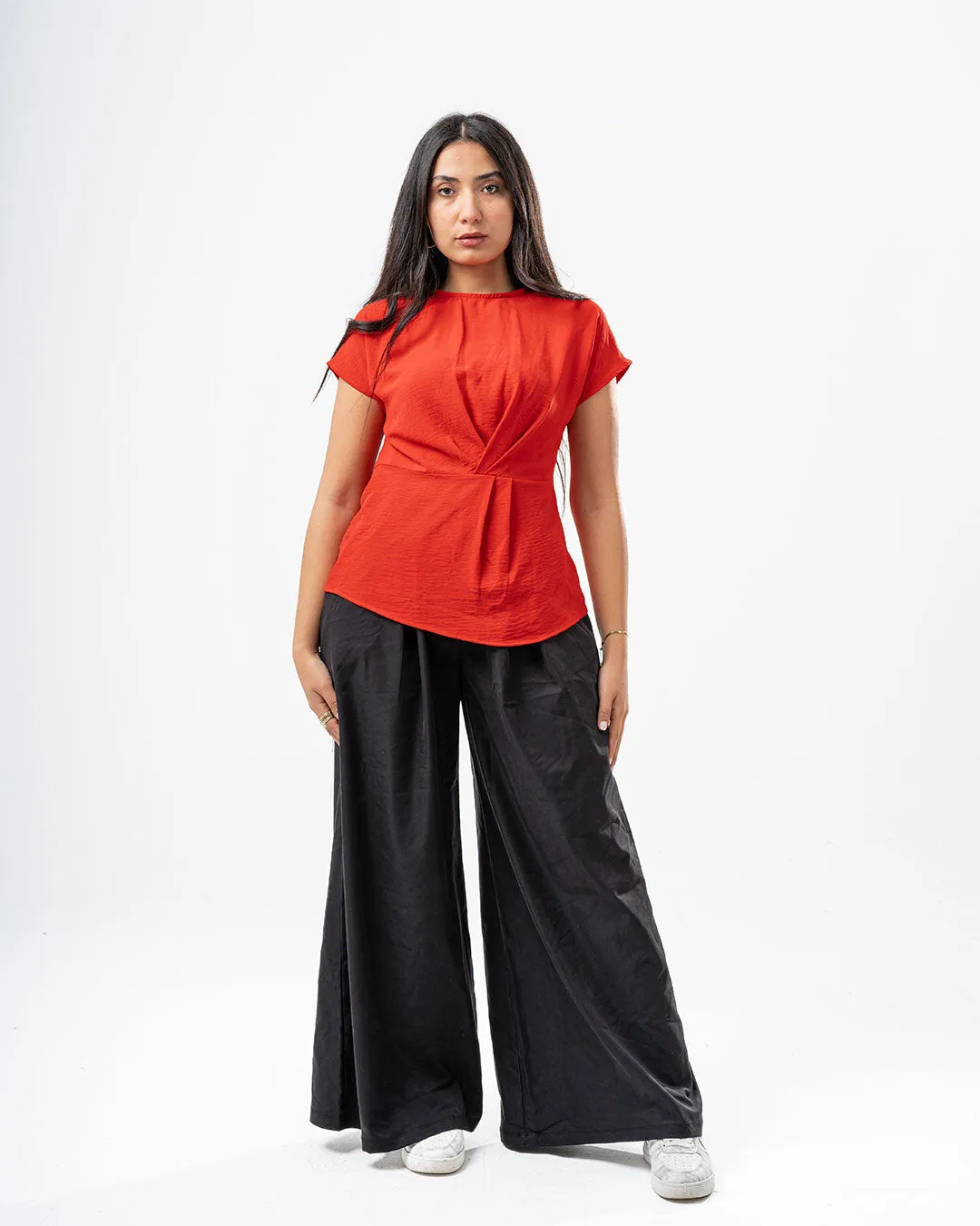 Casual Short Sleeve Womens Blouse