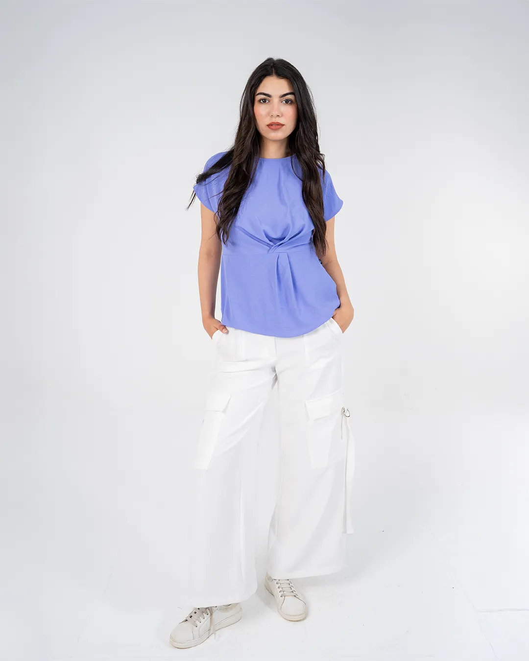 Casual Short Sleeve Womens Blouse