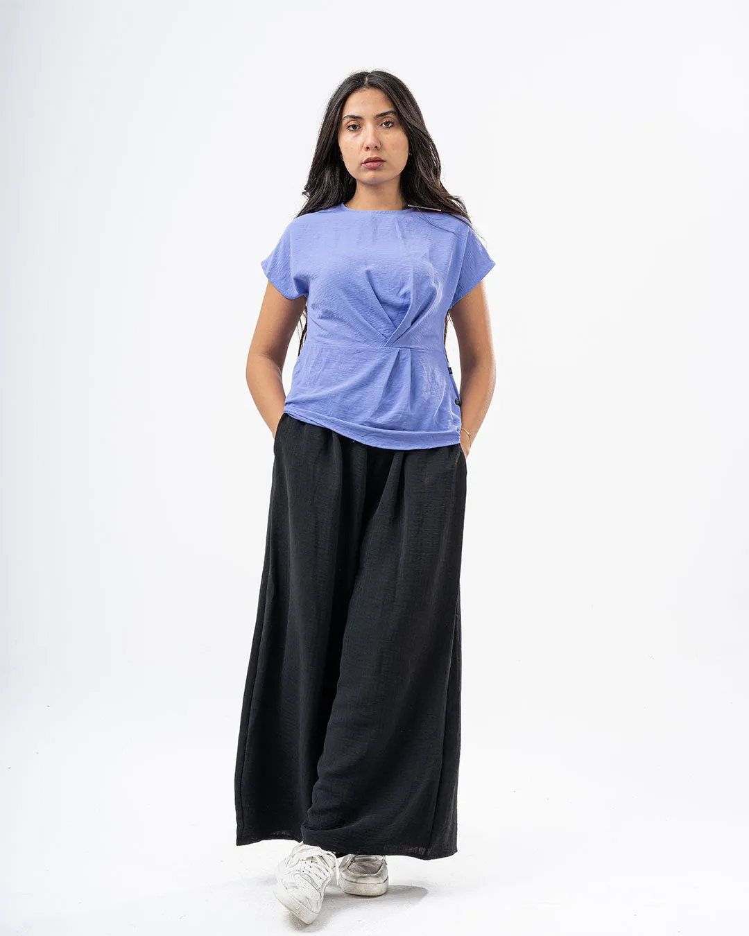 Casual Short Sleeve Womens Blouse