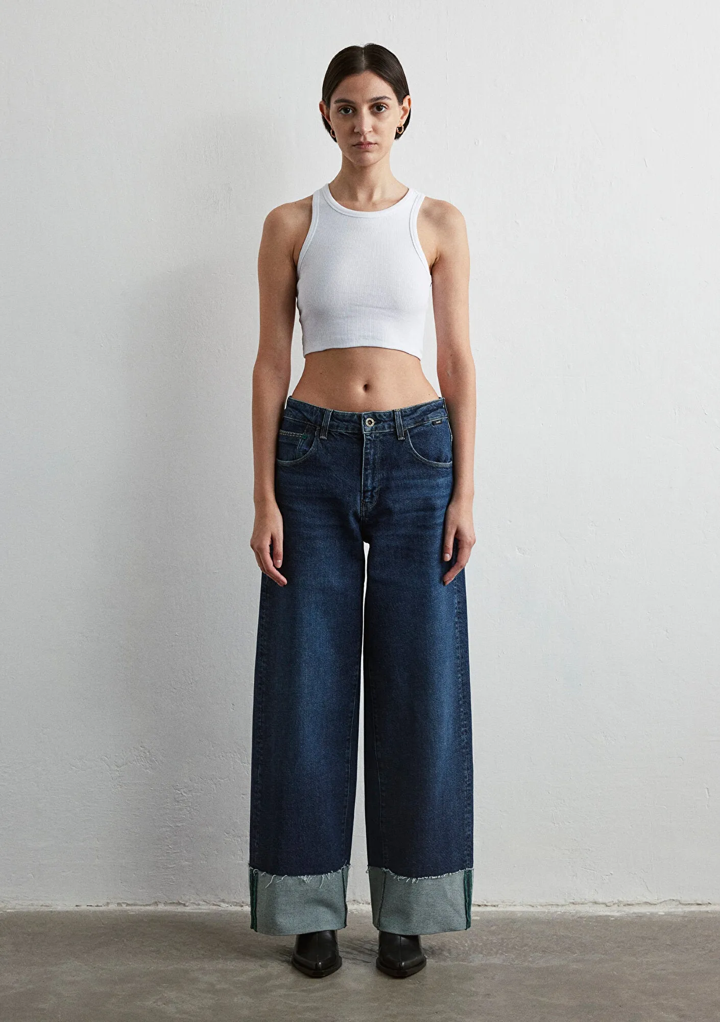 Cathy Dark Blue Denim Jean Pants