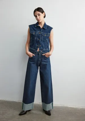 Cathy Dark Blue Denim Jean Pants