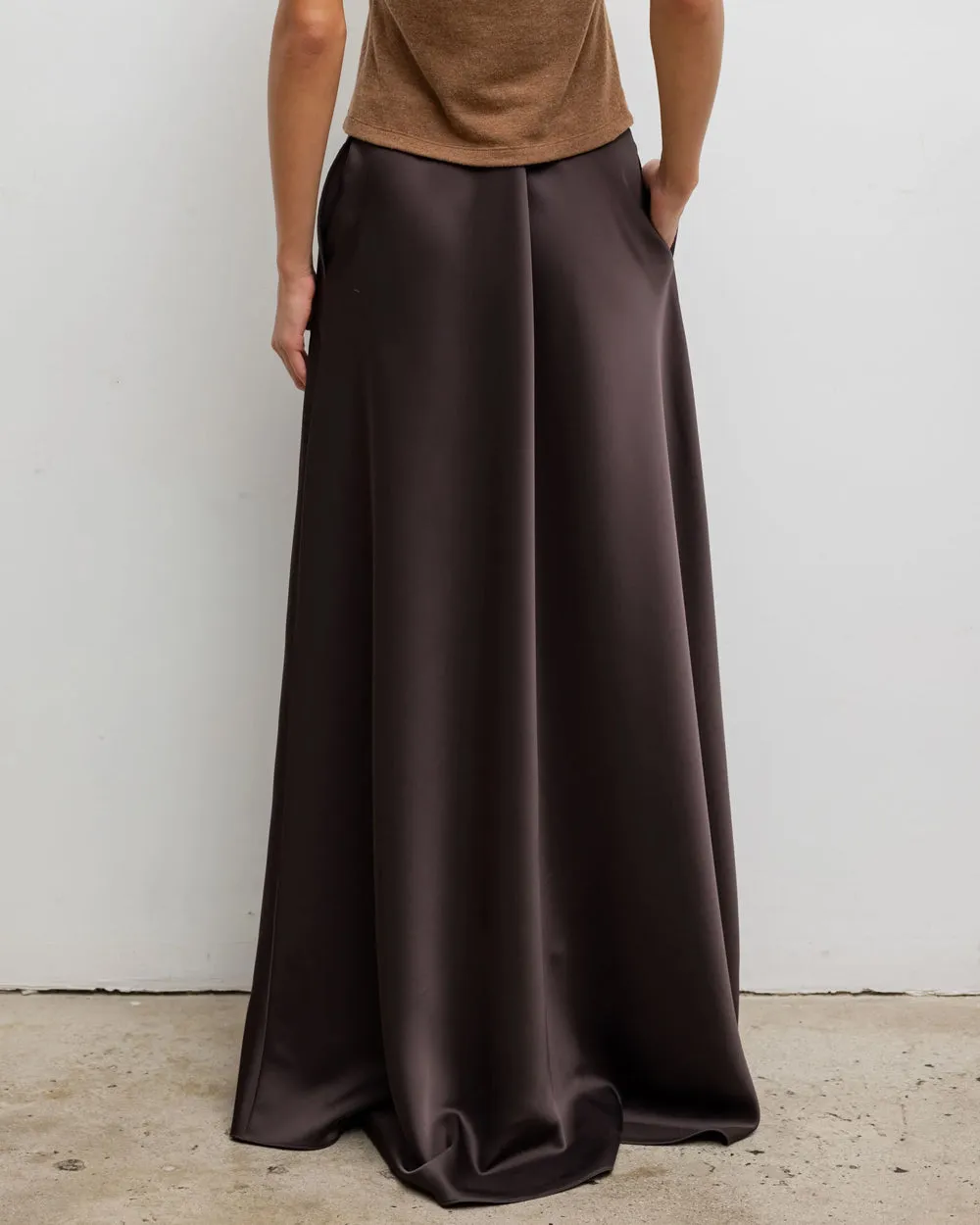 Chocolate Barb Maxi Skirt