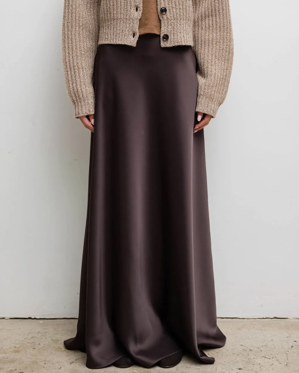Chocolate Barb Maxi Skirt