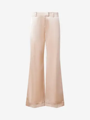 CHRISTIAN DIOR TAILORED SATIN PANTS