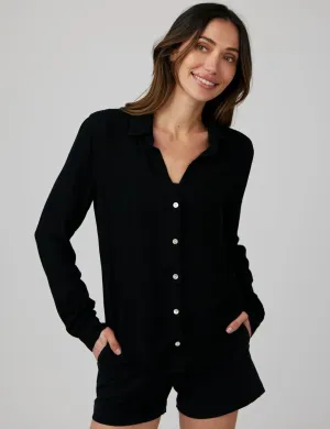 Classic Button Down, Black