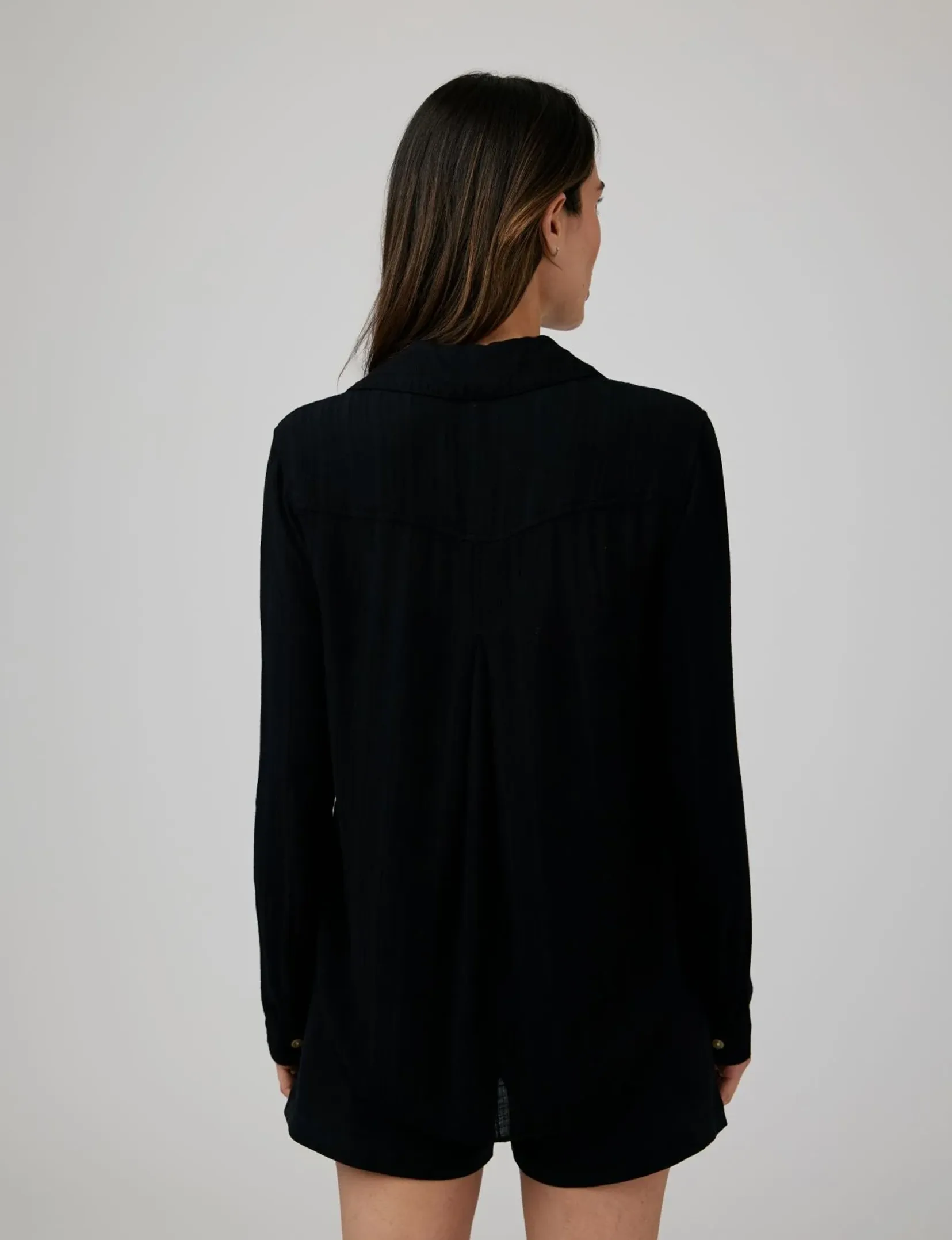Classic Button Down, Black