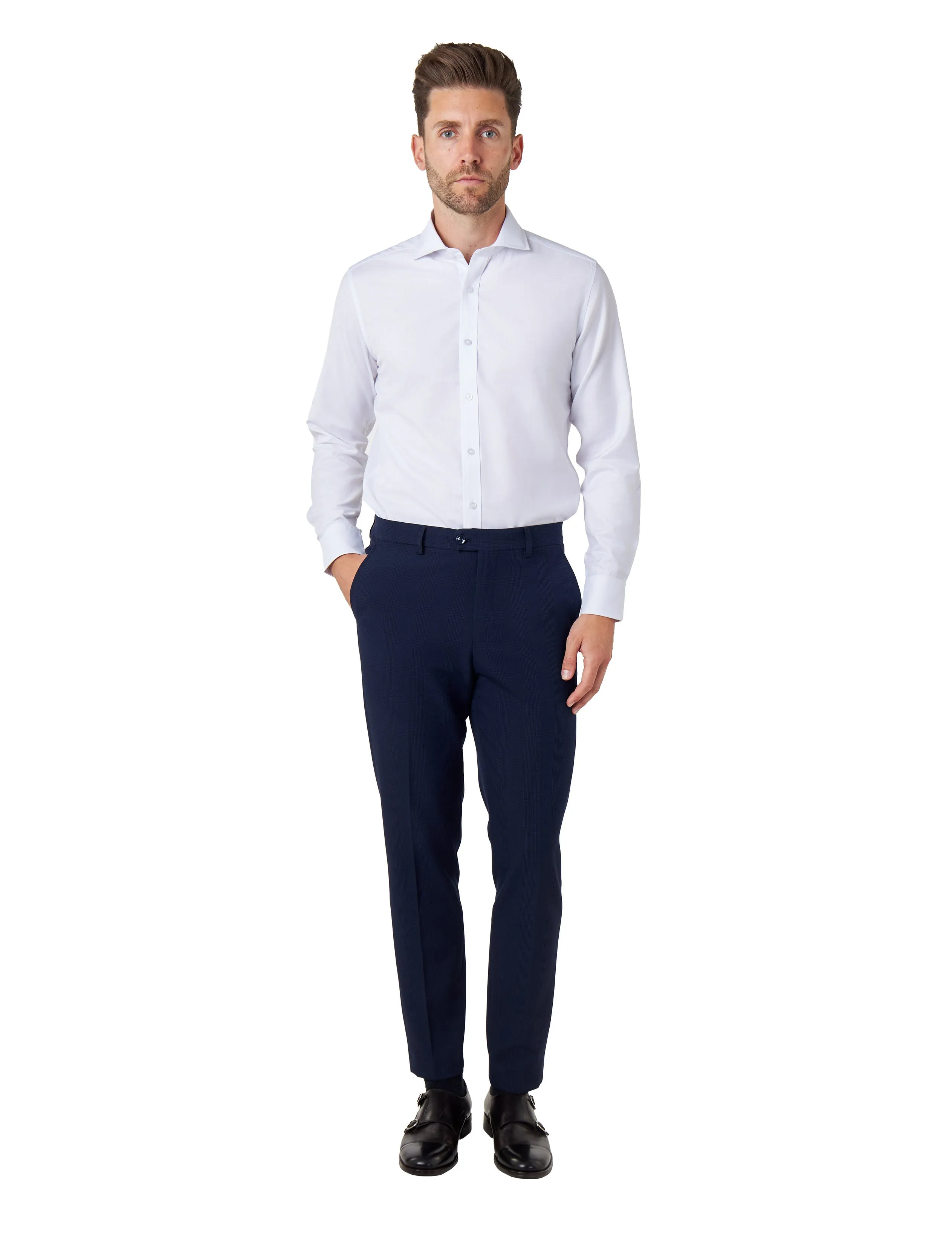 CLASSIC WHITE TAILORED FIT SHIRT