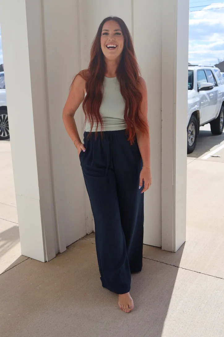 Coastal Drift Linen Pants