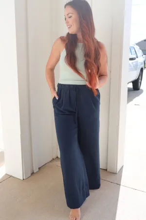 Coastal Drift Linen Pants