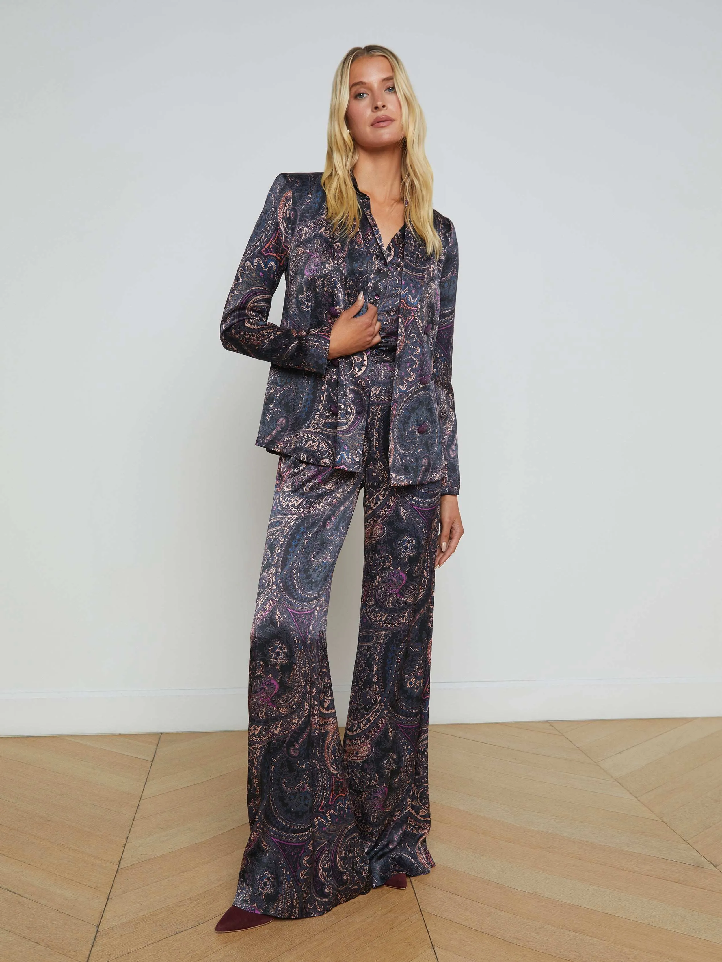 Colin Satin Blazer