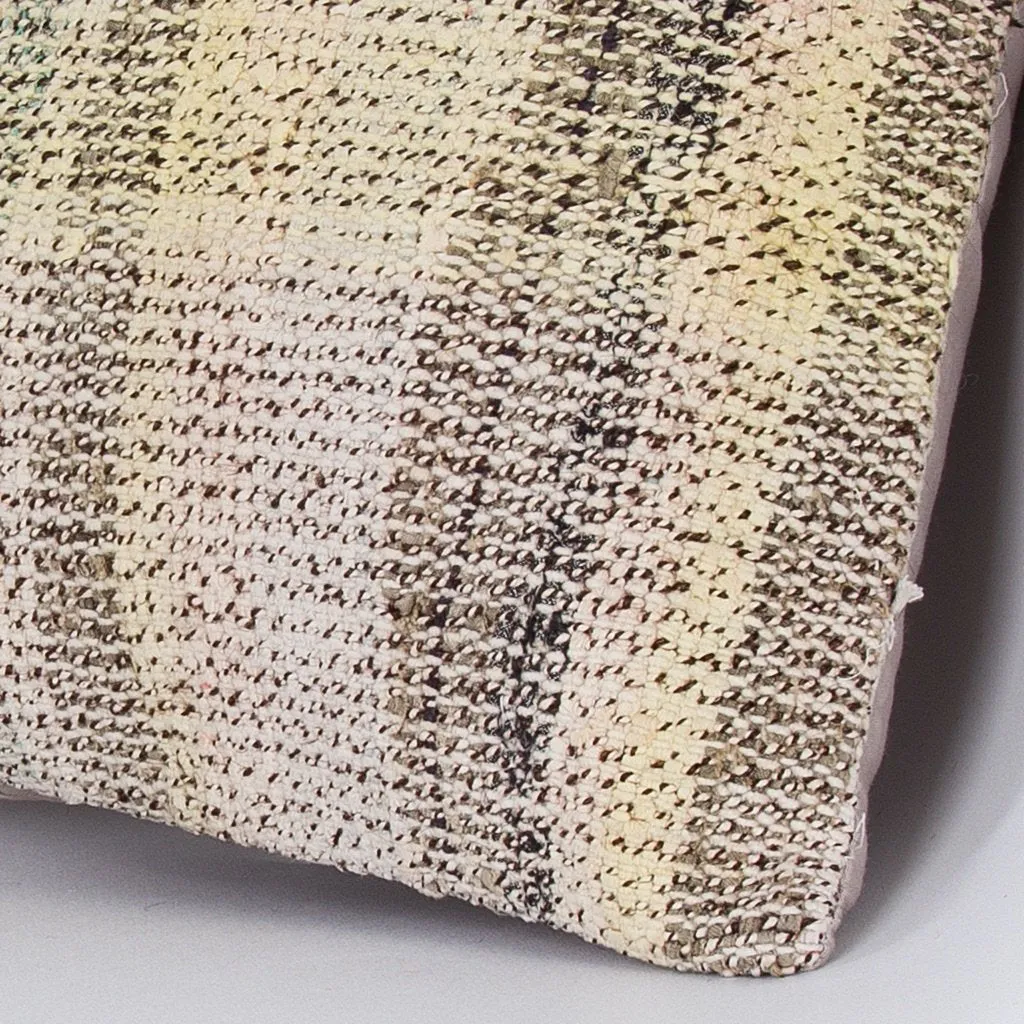 Contemporary Multiple Color Kilim Pillow Cover 16x16 7266