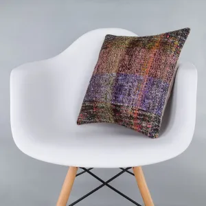 Contemporary Multiple Color Kilim Pillow Cover 16x16 7280