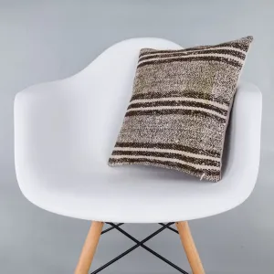 Contemporary Multiple Color Kilim Pillow Cover 16x16 7353