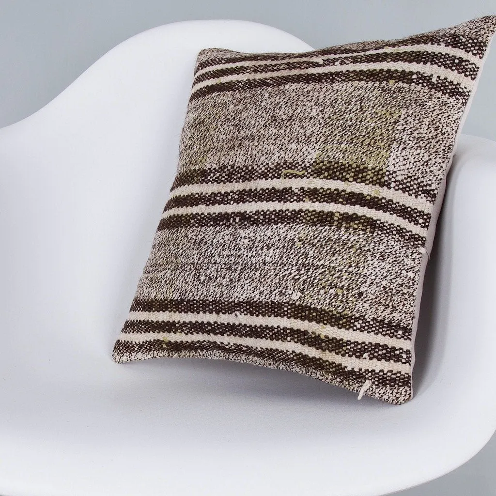 Contemporary Multiple Color Kilim Pillow Cover 16x16 7353