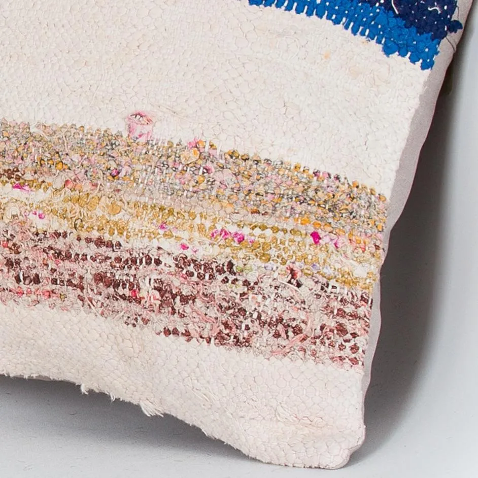 Contemporary Multiple Color Kilim Pillow Cover 16x16 7468