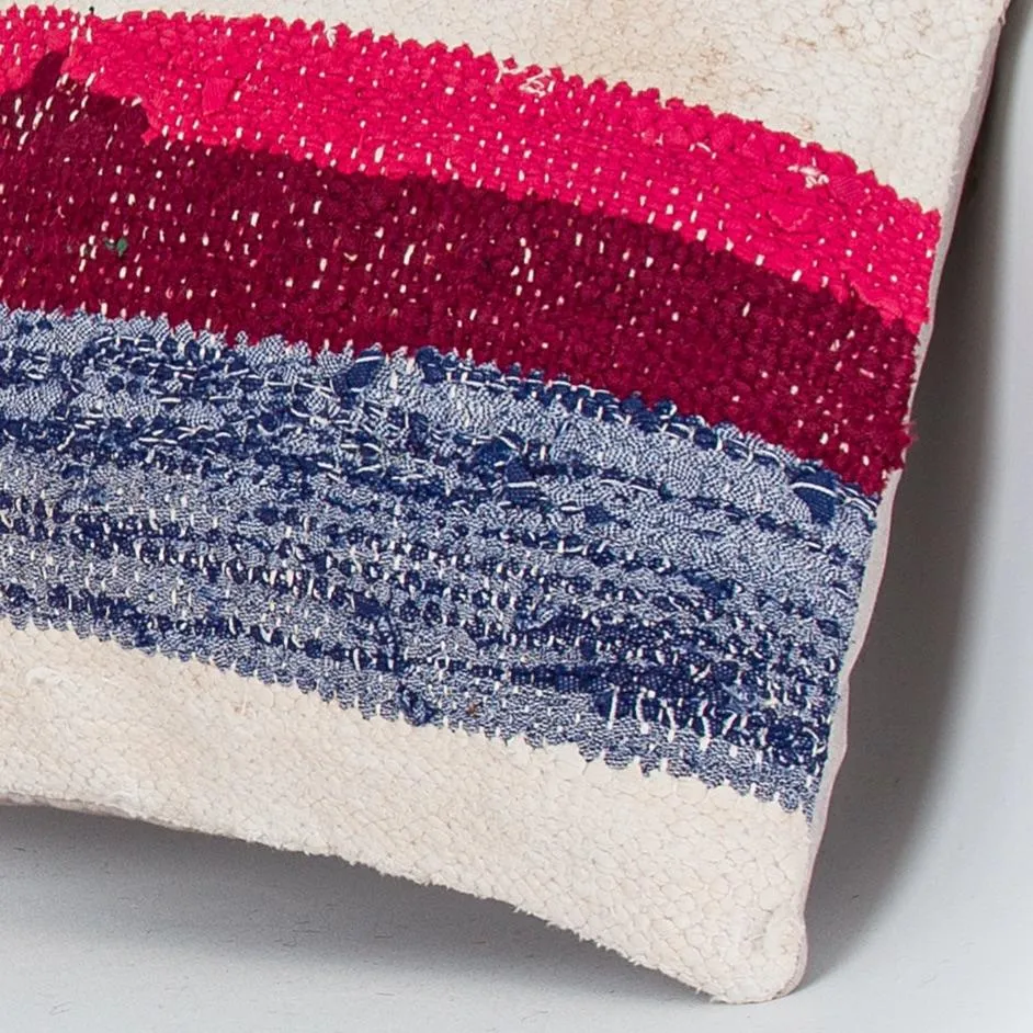 Contemporary Multiple Color Kilim Pillow Cover 16x16 7486