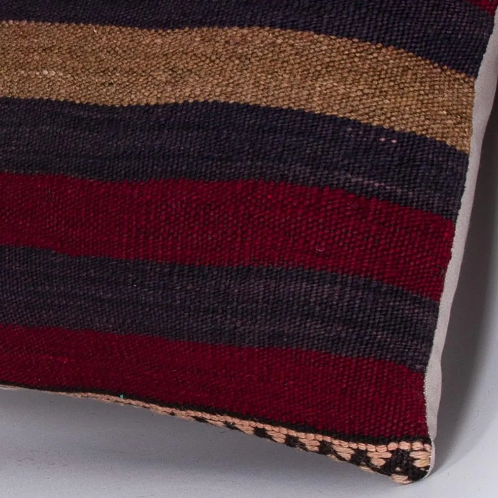 Contemporary Multiple Color Kilim Pillow Cover 16x16 7521