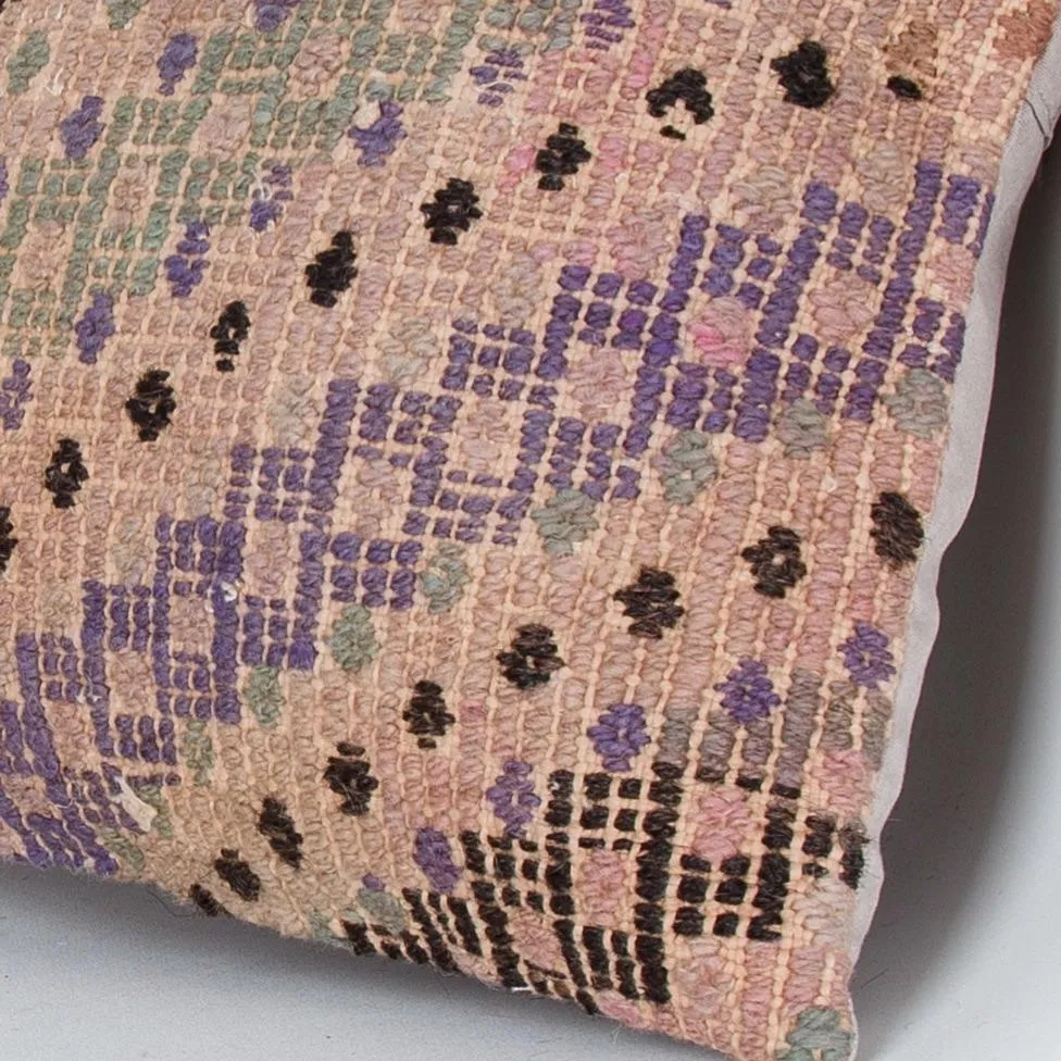 Contemporary Multiple Color Kilim Pillow Cover 16x16 7721