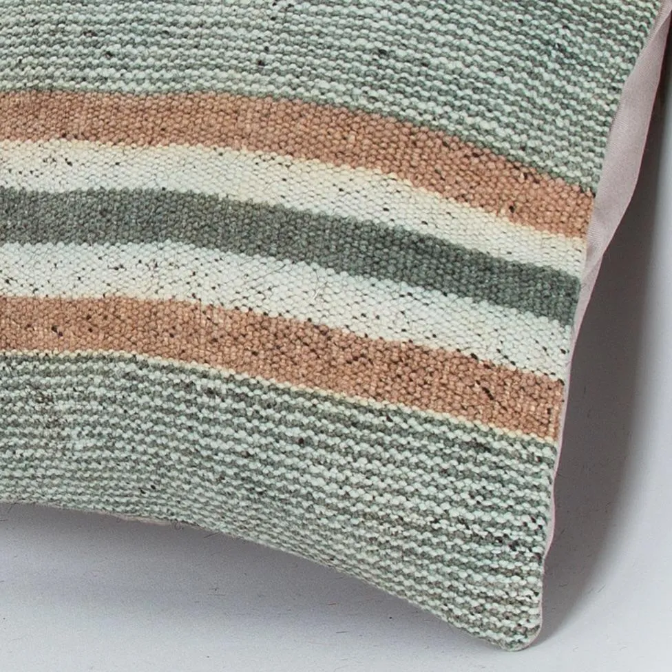 Contemporary Multiple Color Kilim Pillow Cover 16x16 7724