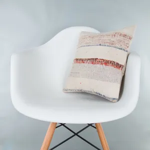 Contemporary Multiple Color Kilim Pillow Cover 16x16 7770