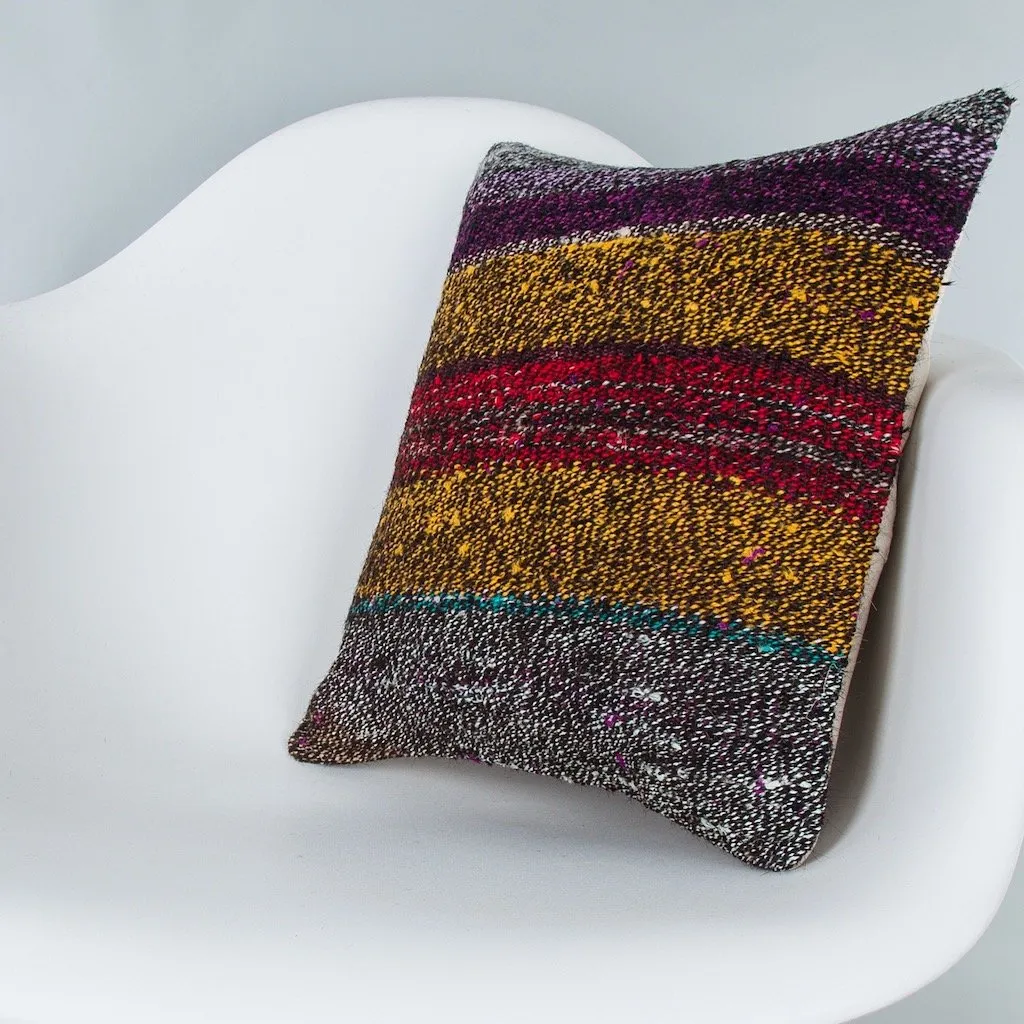 Contemporary Multiple Color Kilim Pillow Cover 16x16 7777