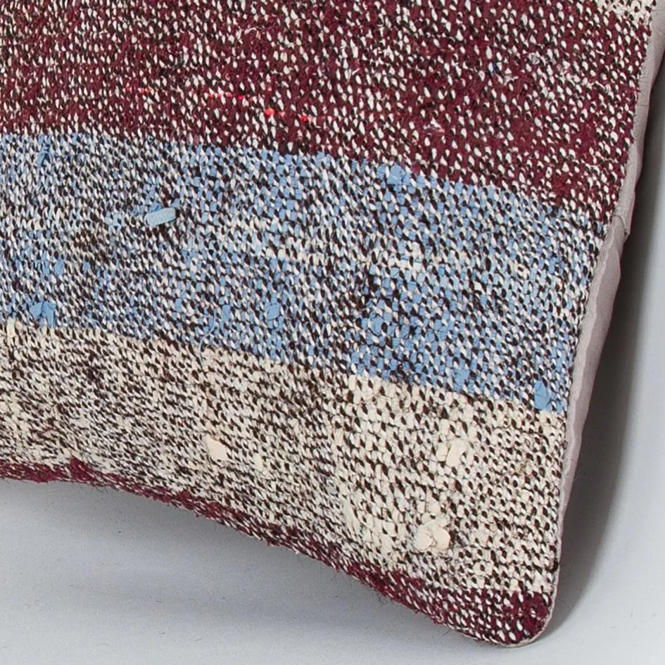 Contemporary Multiple Color Kilim Pillow Cover 16x16 7784