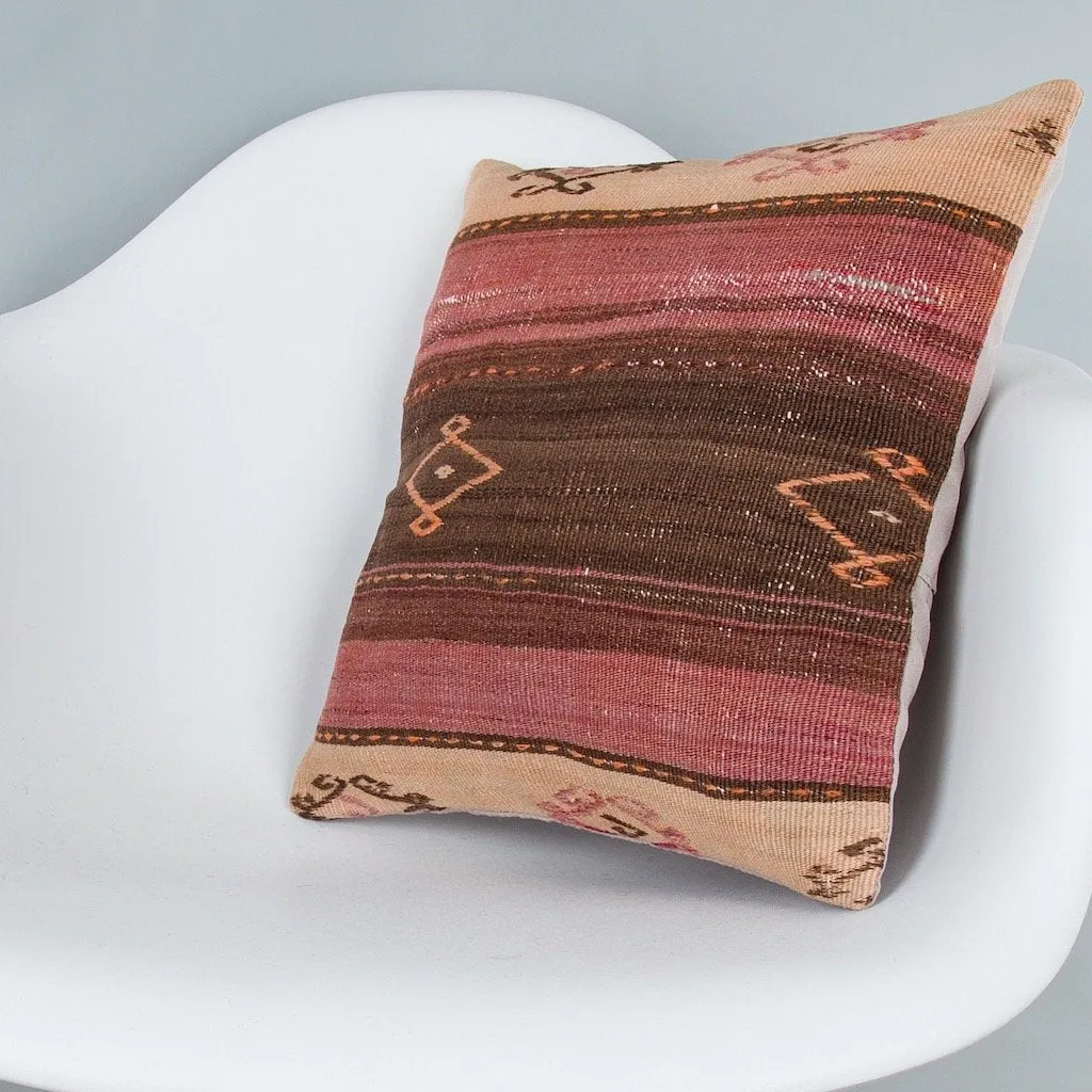 Contemporary Multiple Color Kilim Pillow Cover 16x16 7982
