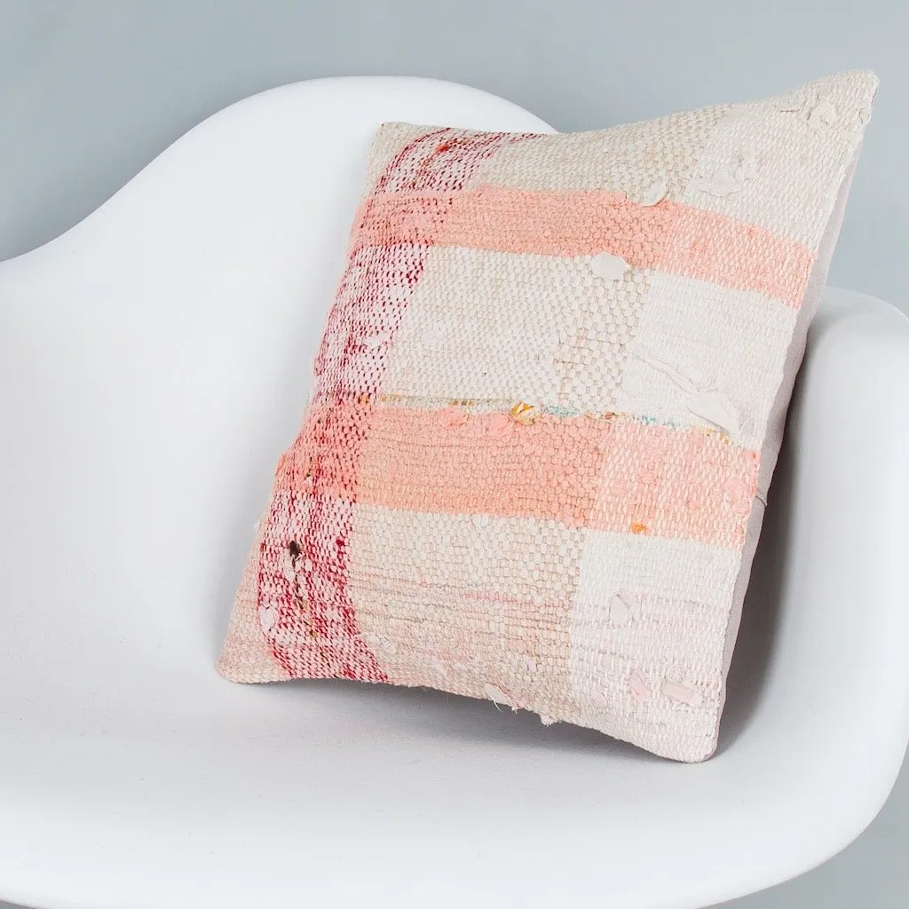Contemporary Multiple Color Kilim Pillow Cover 16x16 7990