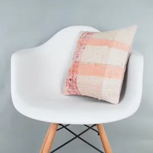 Contemporary Multiple Color Kilim Pillow Cover 16x16 7990