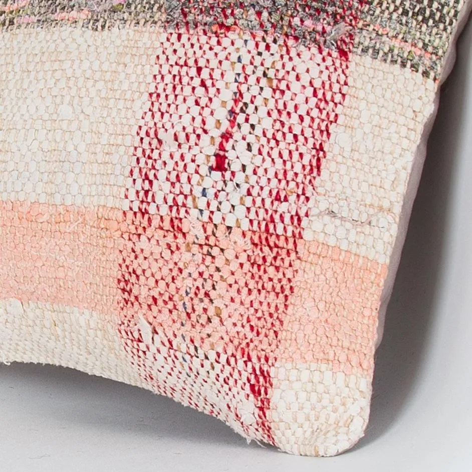 Contemporary Multiple Color Kilim Pillow Cover 16x16 7992