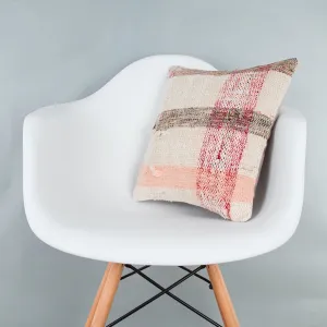 Contemporary Multiple Color Kilim Pillow Cover 16x16 7992